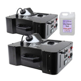 2x Equinox Verti Jet Nebelmaschine Vertikaler Rauch CO2 Effekt Blast DMX 1500W